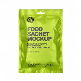 High Quality of a Matte Metallic Sachet